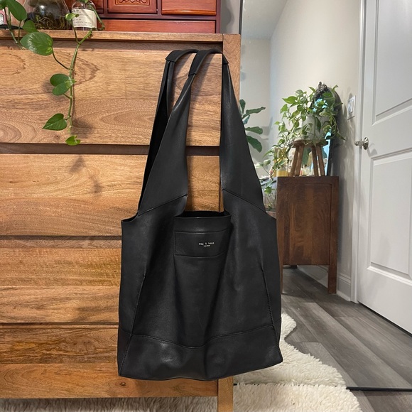 rag & bone Handbags - Rag & Bone Black Leather Tote Bag